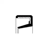 Wellendichtring Kurbelwelle Corteco 15510012B für Land Rover Stirnseitig