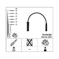 NGK 44229 Zündleitungssatz RC-CR1302 für CHRYSLER