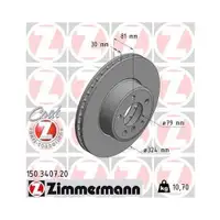 Zimmermann 150.3407.20 Bremsscheiben 2 Stück BMW