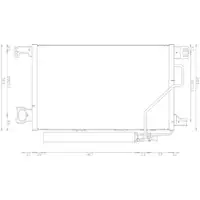 Kondensator Klimaanlage Mahle AC 662 000S Behr für Mercedes Benz