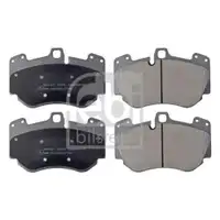 FEBI BILSTEIN 116027 Bremsbelagsatz für AUDI, VW