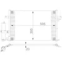 MAHLE AC 384 000S A/C-Kondensator