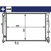 MAHLE CR 423 000S Kühlmittelkühler für AUDI, VW, SKODA