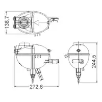 MAHLE CRT 209 000S Ausgleichsbehälter