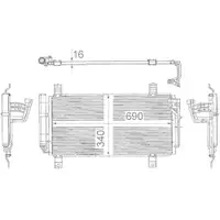 MAHLE AC 714 000S A/C-Kondensator
