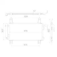 MAHLE AC 794 000S A/C-Kondensator