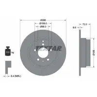 TEXTAR 92066803 Bremsscheiben 2 Stück VOLVO