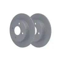 ATE 24.0107-0109.1 Bremsscheiben 2 Stück NISSAN