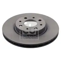 FEBI BILSTEIN 10617 Bremsscheiben 2 Stück vorn für FIAT
