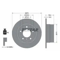 TEXTAR 92072303 Bremsscheiben 2 Stück BMW