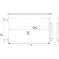 MAHLE AC 467 001S A/C-Kondensator