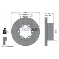 TEXTAR 93143403 Bremsscheiben 2 Stück