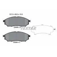 Original Textar Bremsenset Scheiben Ø320 belüft. Beläge vo. Nissan Qashqai Renau