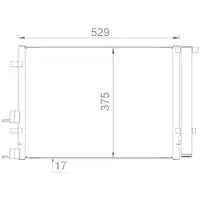 MAHLE AC 706 000S A/C-Kondensator