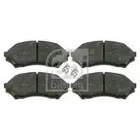 FEBI BILSTEIN 16498 Bremsbelagsatz für MAZDA