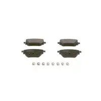 Bremsbelagsatz Scheibenbremse Bosch 0 986 424 889 für Mercedes Benz Hinterachse