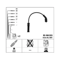 NGK 4081 Zündleitungssatz RC-RN1203 für RENAULT