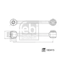 FEBI BILSTEIN 183415 Verbindungsstange für MERCEDES-BENZ
