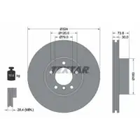 TEXTAR 92107105 Bremsscheiben 2 Stück vorne für BMW