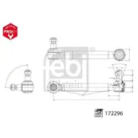 FEBI BILSTEIN 172296 Verbindungsstange für MERCEDES-BENZ
