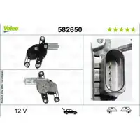 VALEO 582650 Wischermotor Heck