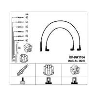 NGK 44239 Zündleitungssatz RC-BW1104 für BMW