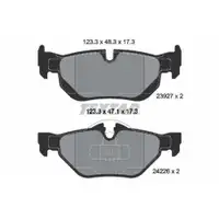 Textar Bremsenset Bremsscheiben Ø300 belüftet Beläge WK hinten BMW 1er 3er