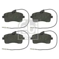 FEBI BILSTEIN 16547 Bremsbelagsatz für PEUGEOT