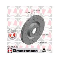 ZIMMERMANN 100.3326.52 BS AUDI SPORT Z mit ECE R90 Zulassung
