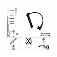 NGK 5405 Zündleitungssatz RC-FD1203 für FORD
