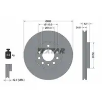 TEXTAR 92118703 Bremsscheiben 2 Stück SAAB