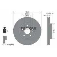 TEXTAR 92118903 Bremsscheiben 2 Stück