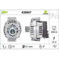 VALEO 439847 Pkw Generator Neu - ORIGINS