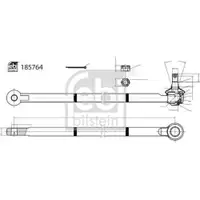 FEBI BILSTEIN 185764 Spurstangenendstück für SUZUKI