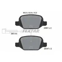 TEXTAR 2360104 PKW SBB