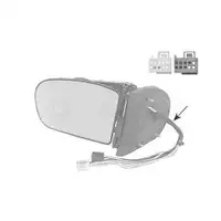 VAN WEZEL 3032857 Aussenspiegel li. elek. Verstell. bhz.