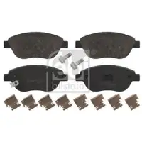 FEBI BILSTEIN 16630 Bremsbelagsatz für OPEL, FIAT