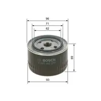 BOSCH 0 451 103 274 Ölfilter P3274