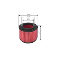 BOSCH F 026 400 344 Luftfilter S0344