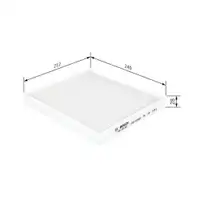 BOSCH 1 987 435 087 Filter, Innenraumluft M5087