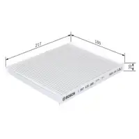 BOSCH 1 987 435 088 Filter, Innenraumluft M5088