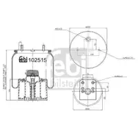 FEBI BILSTEIN 102515 Luftfederbalg