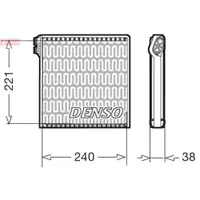DENSO DEV09102 Verdampfer A/C für FIAT