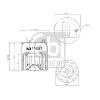 FEBI BILSTEIN 174067 Luftfederbalg