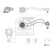 FEBI BILSTEIN 185539 Querlenker für BMW