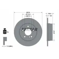 TEXTAR 92032703 Bremsscheiben 2 Stück MERCEDES-BENZ