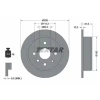TEXTAR 92163000 Bremsscheiben 2 Stück CHEVROLET