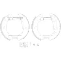 TEXTAR 84058600 PKW Bremsbacken Kits für FORD, LDV