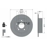 TEXTAR 92032003 Bremsscheiben 2 Stück MERCEDES-BENZ