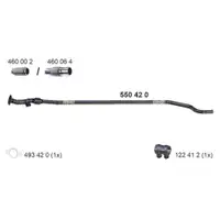 Abgasrohr Ernst 550420 für Fiat Mitte